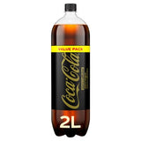 Coca-Cola zero sugar zero caffeine 2L bottle, UK version
