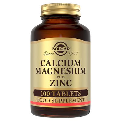 Solgar calcium magnesium tablets vegan 100s - British product