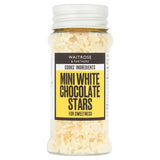 Cooks' Ingredients mini white chocolate stars 41g, imported from the UK