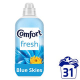 Comfort fabric conditioner Blue Skies 930ml, imported from the UK