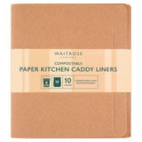 Waitrose kitchen caddy paper liners 10 pack, UK version