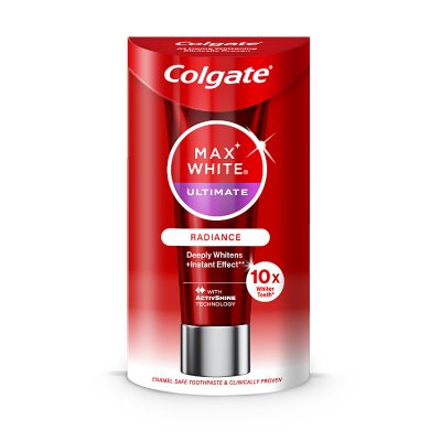 Colgate Max White Ultimate Radiance whitening toothpaste 75ml, UK version