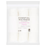Waitrose Essential organic cosmetic round pads 3x80 (British brand)