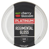 Cherry Blossom Regular Gloss Black shoe polish 40g - British product