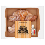 Waitrose almond croissants pack of two, UK version
