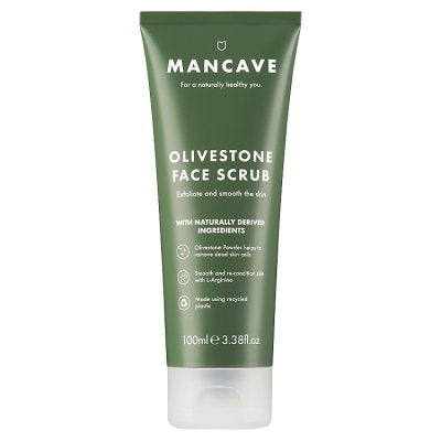 Man Cave Olivestone face scrub 100ml (British brand)