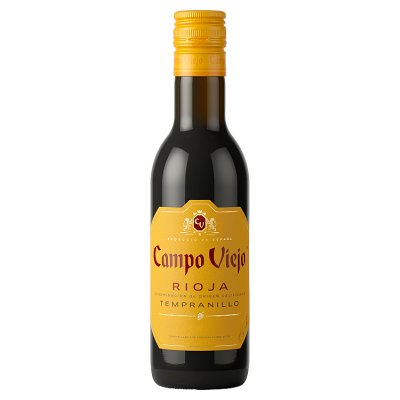 Campo Viejo Rioja Tempranillo red wine 18.7cl, imported from the UK