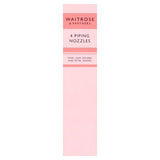 Waitrose piping nozzle set with four shapes, imported from the UK