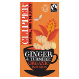 Clipper organic ginger and turmeric tea bags 20s, UK version