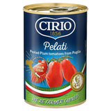 Cirio peeled plum tomatoes 400g can, Italian product, UK version
