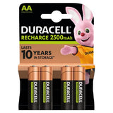 Duracell Ultra rechargeable AA 2500mAh 4-pack, imported from the UK