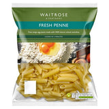 Waitrose fresh penne egg pasta 500g pack, UK version