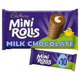 Cadbury mini rolls milk chocolate 10 pack (British brand)