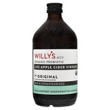 Willy's organic live apple cider vinegar 500ml, imported from the UK