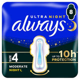 Always sanitary towels Night Size 4 8s (British brand)