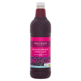 Waitrose no added sugar blackcurrant squash 1 litre, imported from the UK