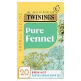 Twinings pure fennel tea bags 20 - British product