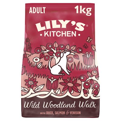 Lily's Kitchen dog food duck salmon venison 1kg, imported from the UK