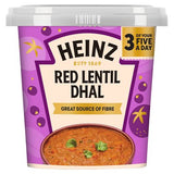 Heinz red lentil dhal soup pot 400g - British product
