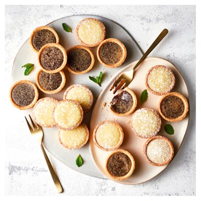 Waitrose No.1 Sicilian Lemon & Caramel Mini Tarts 18pk (British brand)