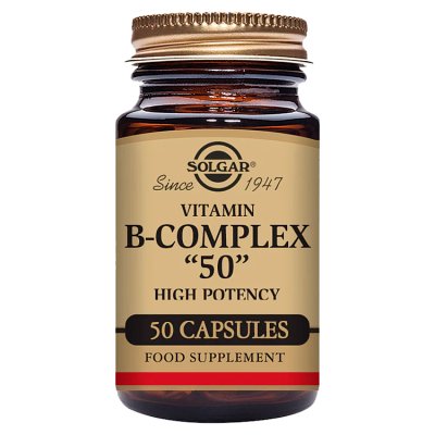 Solgar B-Complex 50 vegetable capsules, UK version