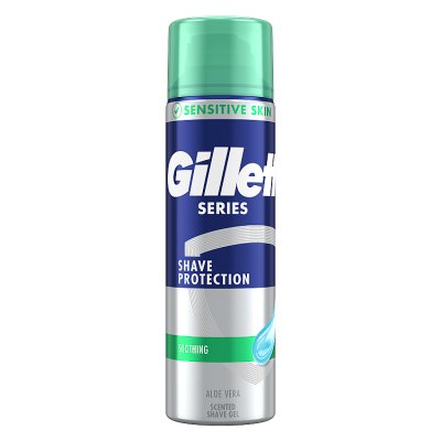 Gillette sensitive shave gel 200ml, UK version