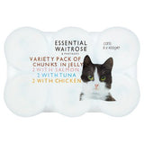 Essential Waitrose pet food chunks in jelly variety pack 6x400g, UK version