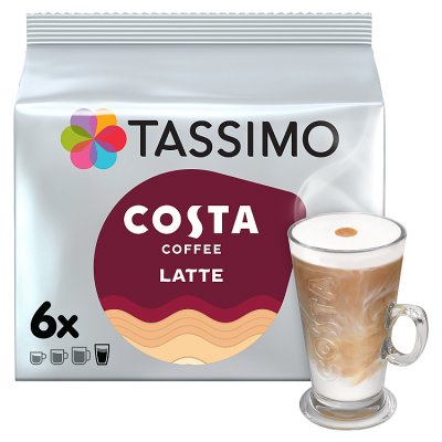 Tassimo Costa Latte T Discs coffee pods 167g - British product