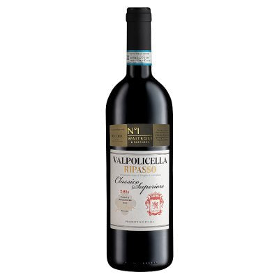 Waitrose No.1 Valpolicella Ripasso Classico red wine 75cl, imported from the UK
