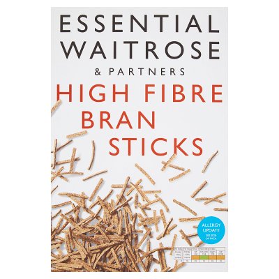 Essentials High Fibre Bran cereal 750g, imported from the UK