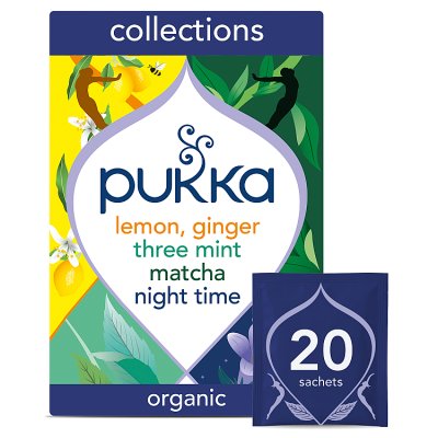 Pukka organic herbal tea collection 20 bags 29g - British product