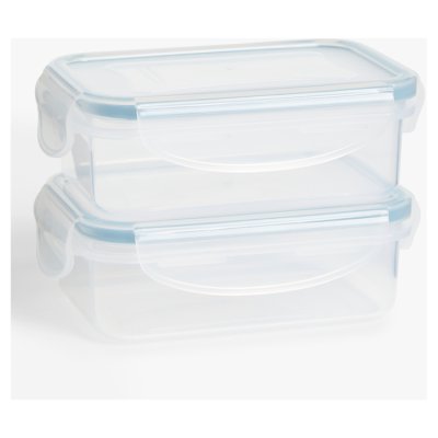 John Lewis ANYDAY plastic snack boxes 240ml - British product