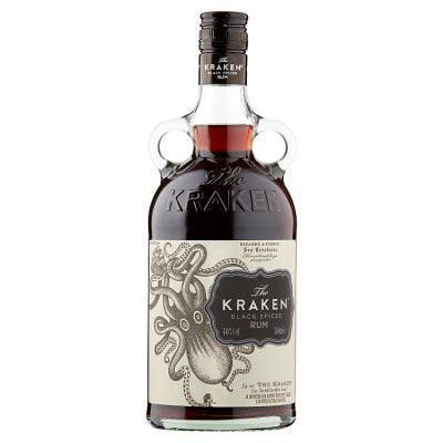 The Kraken black spiced rum 700ml, Caribbean rum (British brand)