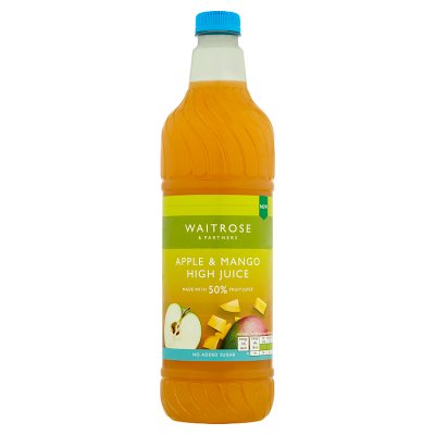 Waitrose apple and mango high juice 1 litre, imported from the UK