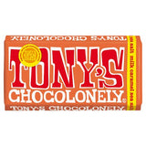 Tony's Chocolonely milk chocolate caramel sea salt 180g - British product
