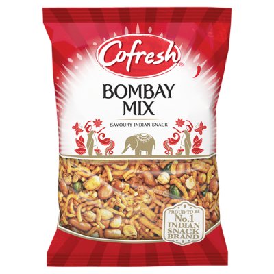 Cofresh Bombay Mix savoury snack 325g bag, UK version