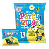 Fox's Party Rings Minis iced biscuits 6x21g, UK version