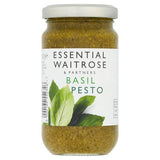Waitrose Essential Basil Pesto 190g - British product