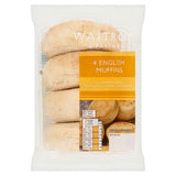 Waitrose English muffins 4 pack for toasting, UK version
