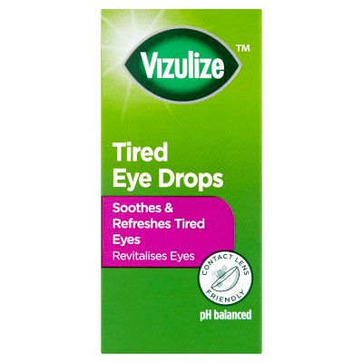 Vizulize tired eye drops 15ml, UK version