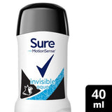 Sure Invisible Aqua anti-perspirant deodorant stick 40ml, UK version