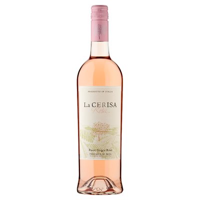 La Cerisa Pinot Grigio Rosé 75cl - British product