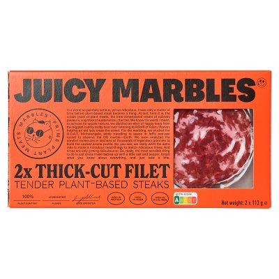 Juicy Marbles 2x Thick-Cut Filet Plant-Based Steaks