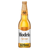 Modelo pilsner beer 620ml, imported from the UK
