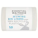 Essential tie handle swing bin liners 30s, imported from the UK