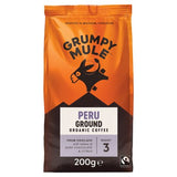 Grumpy Mule ground coffee Organic FT Peru 200g - British product