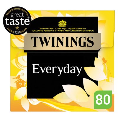 Twinings tea bags Everyday 80 232g (British brand)