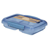 Sistema small split food container with two compartments, UK version