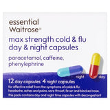 Waitrose Day & Night cold and flu capsules 16s, imported from the UK
