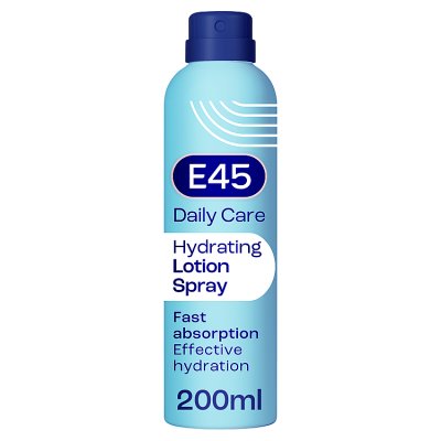E45 daily lotion spray for dry skin 200ml, imported from the UK